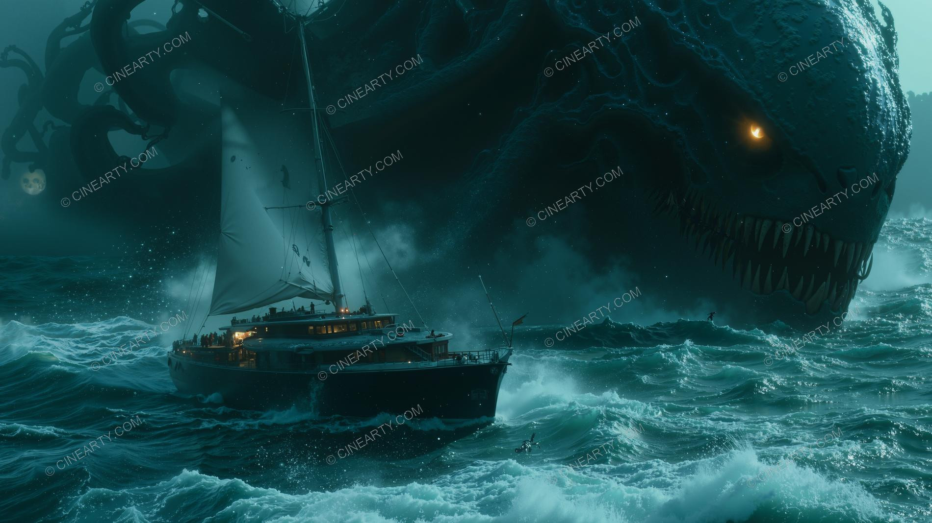 Deep-Sea Monsters in Mist 93511