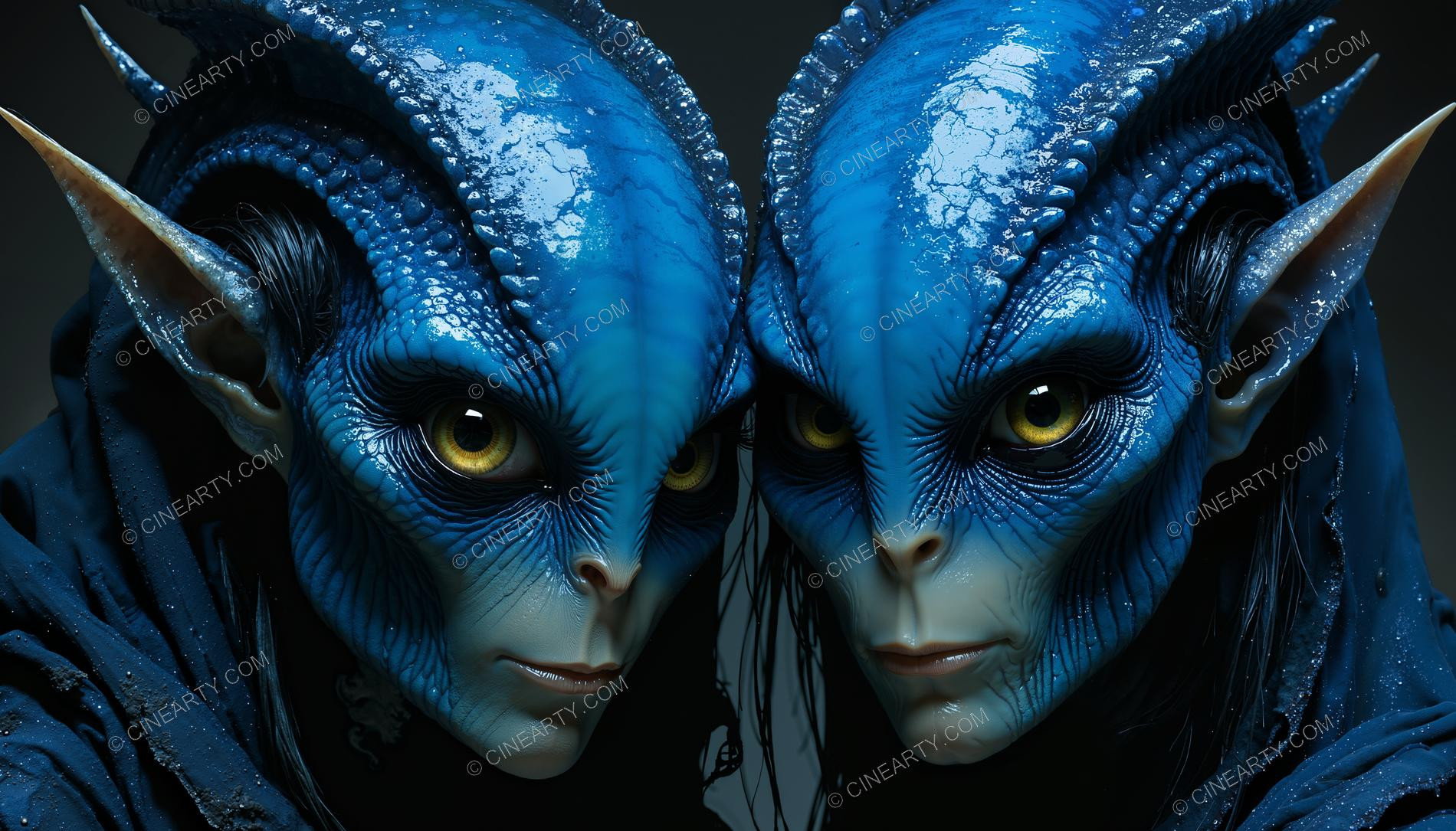 Alien Couple Portrait 93793