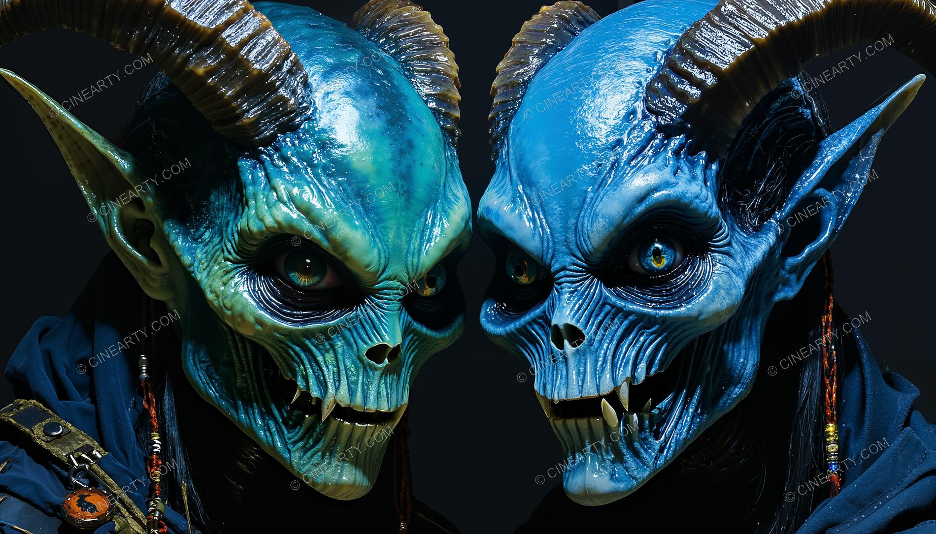 Alien Couple Portrait 22424