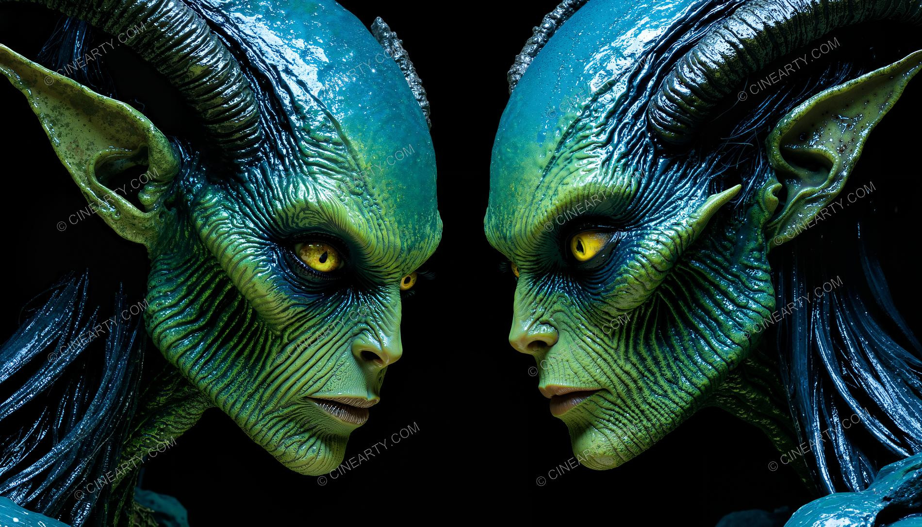 Alien Couple Portrait 50629