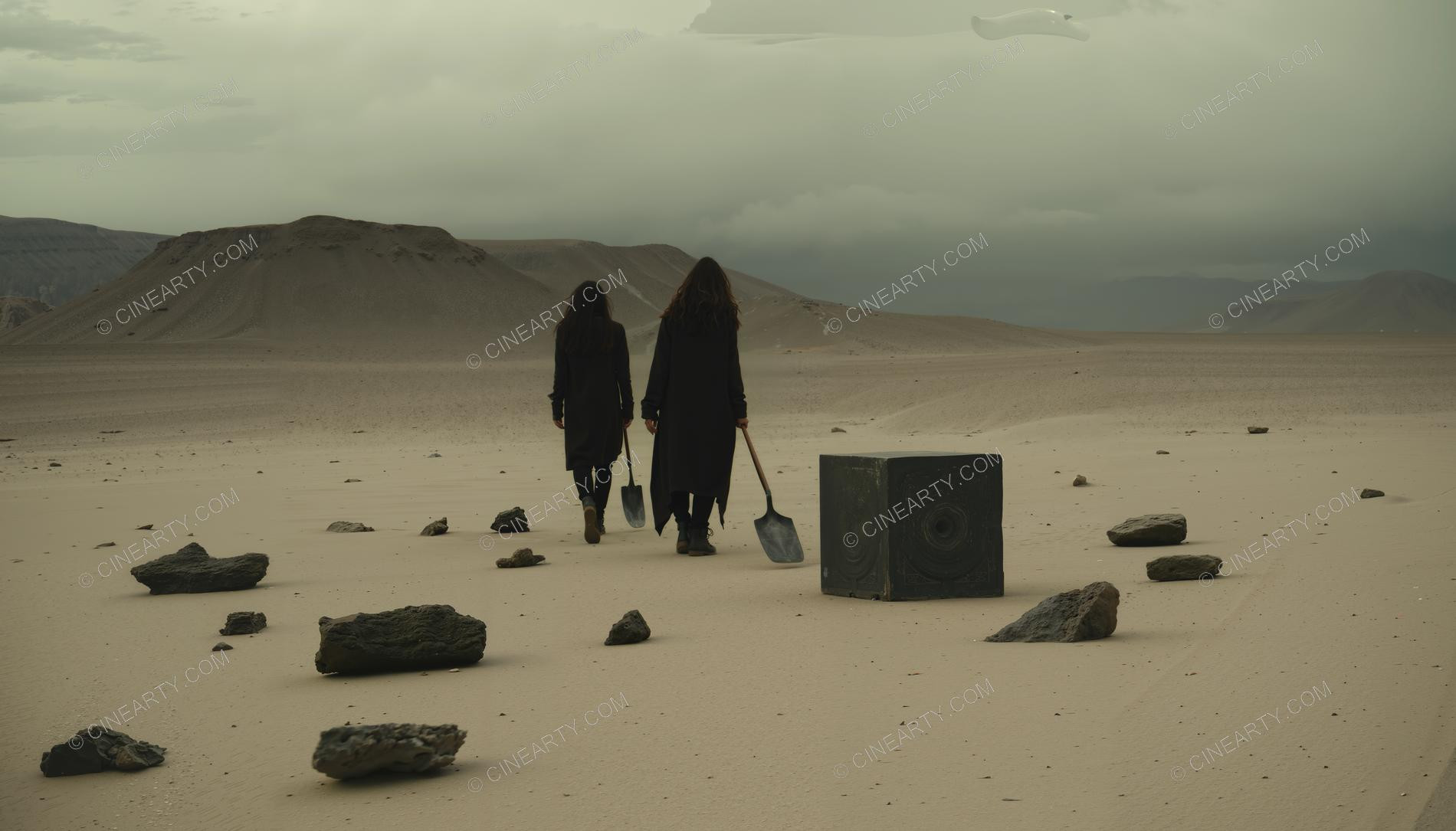 Artefacts in Desert 53256