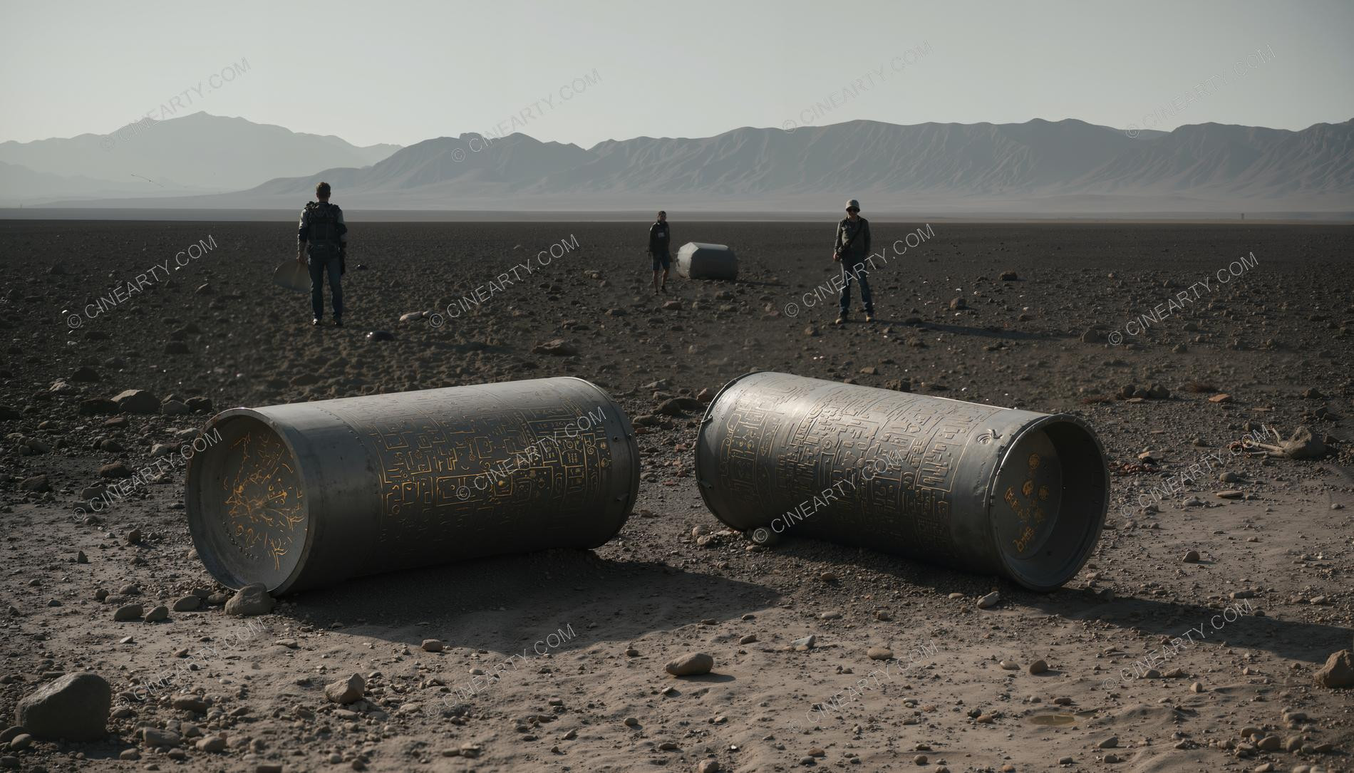 Artefacts in Desert 15628