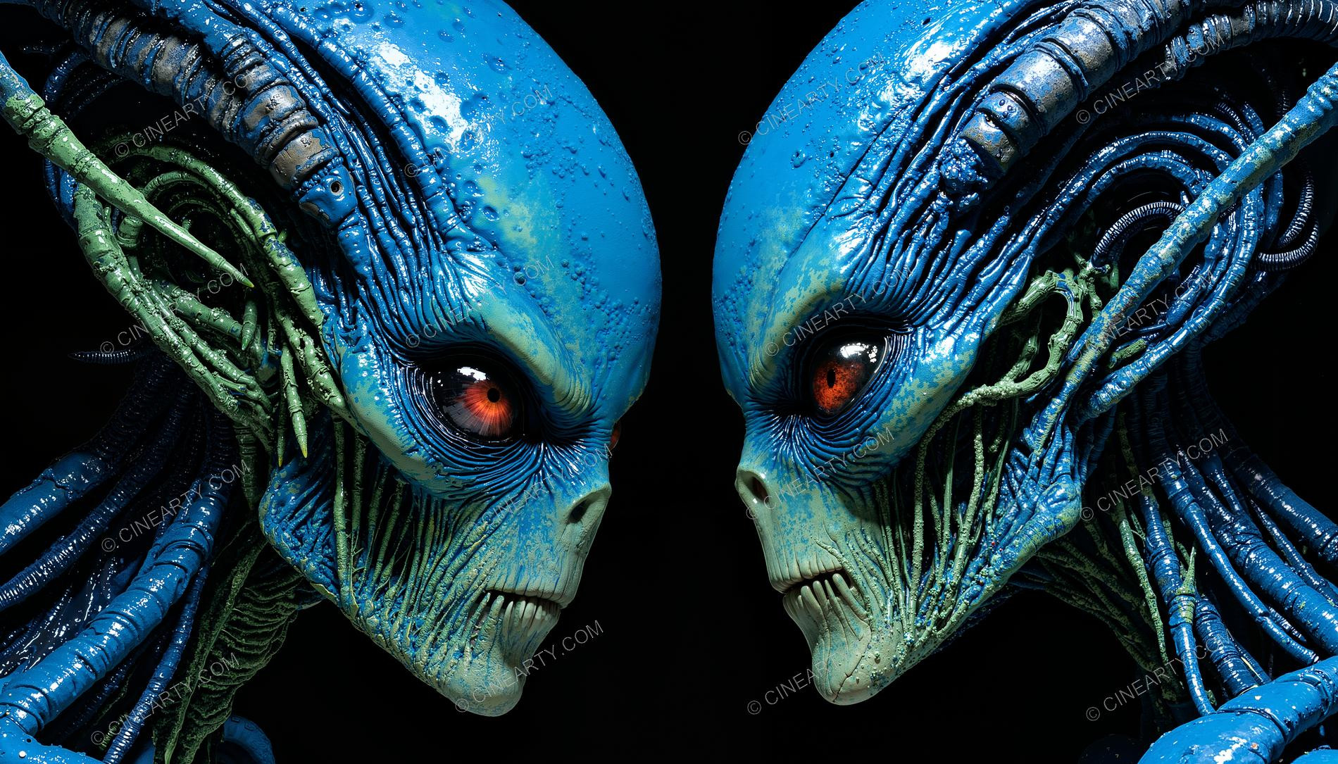 Alien Couple Portrait 12702