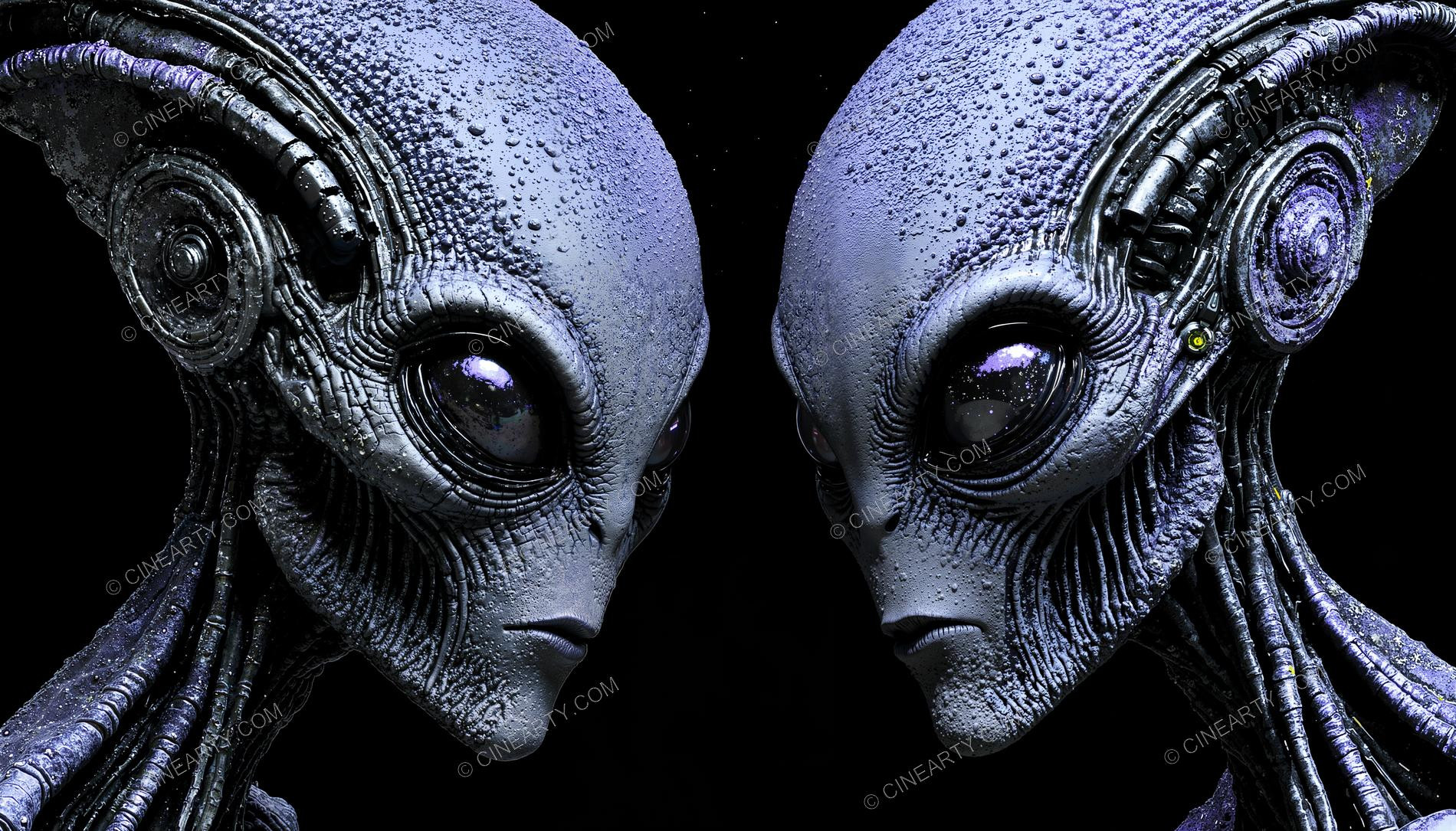 Alien Couple Portrait 77589
