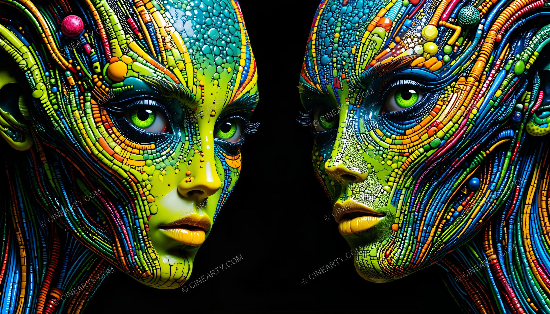 Alien Couple Portrait 04268