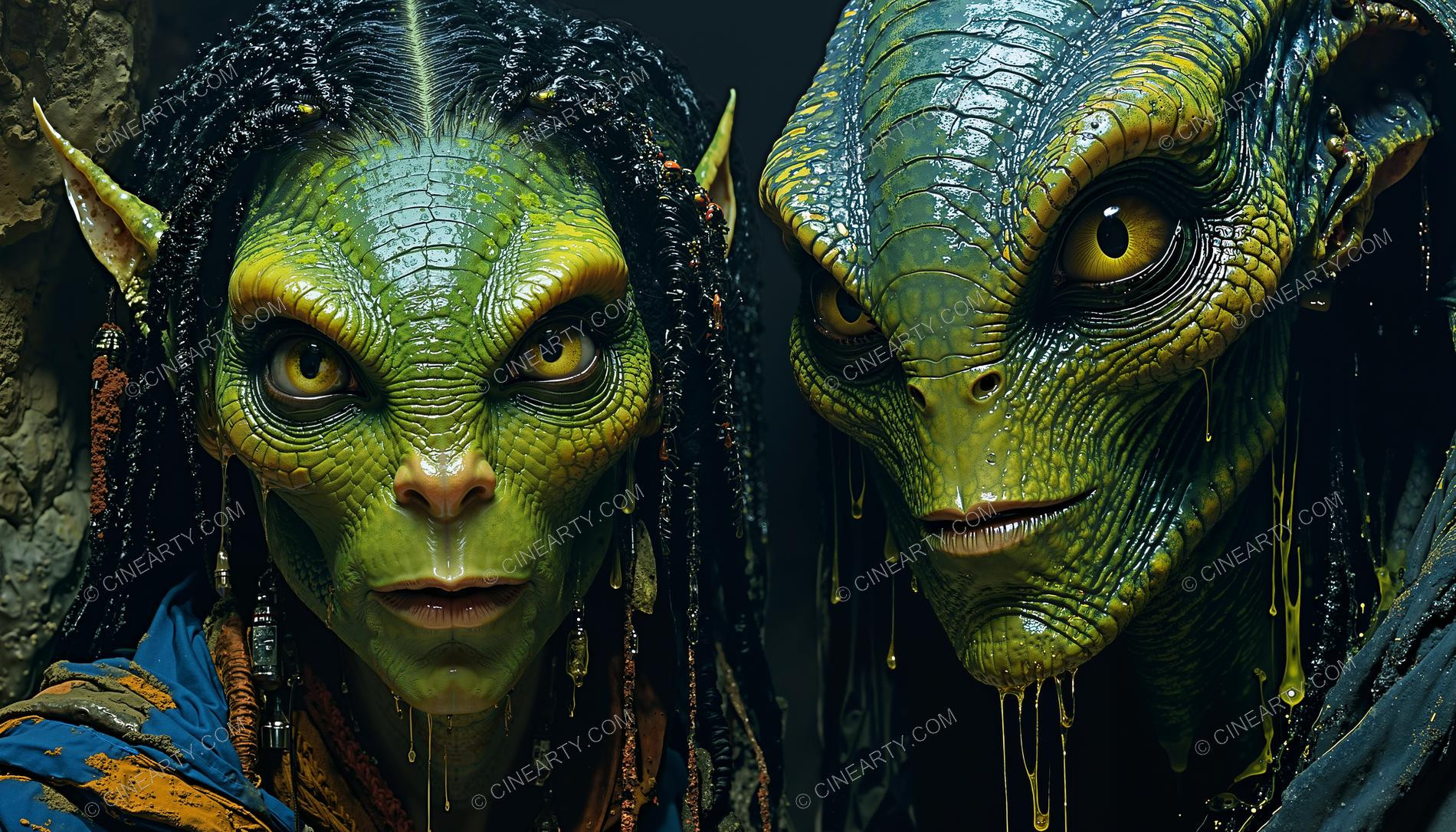 Alien Couple Portrait 90659