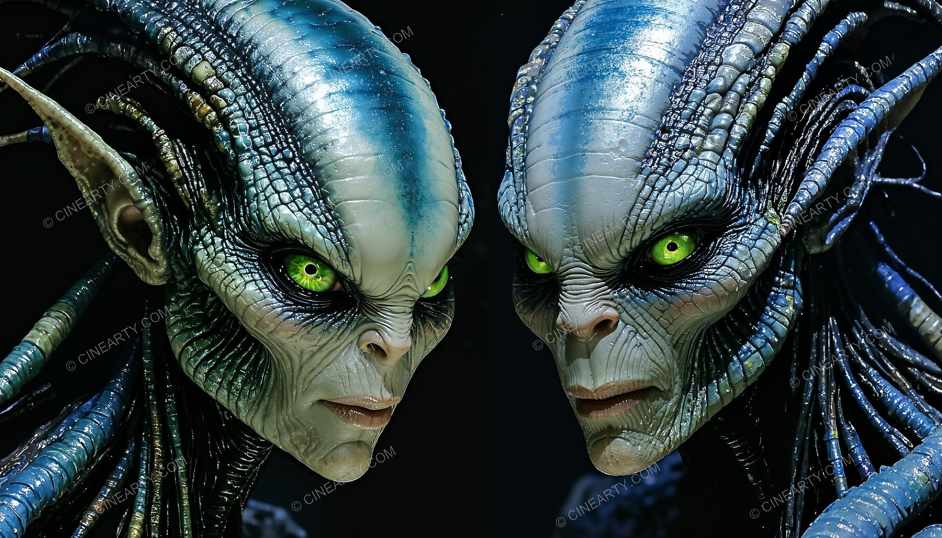 Alien Couple Portrait 43899