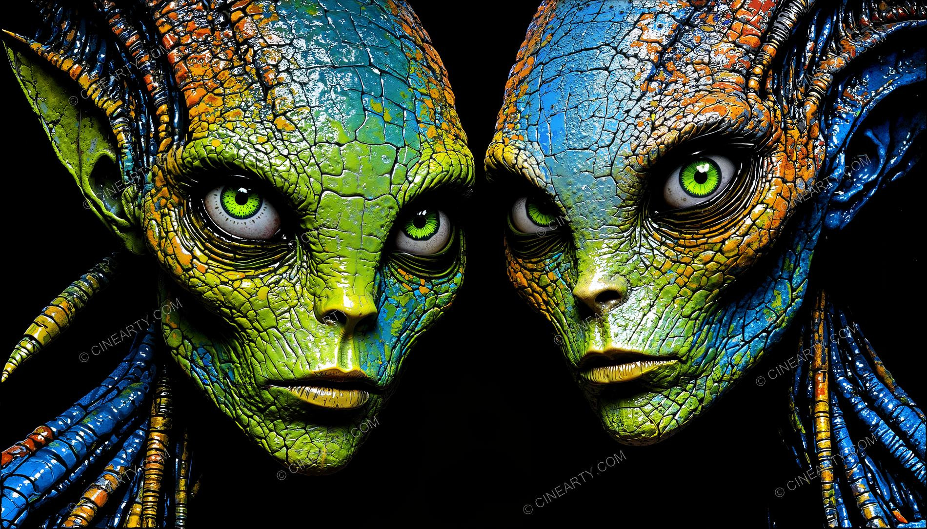 Alien Couple Portrait 18820