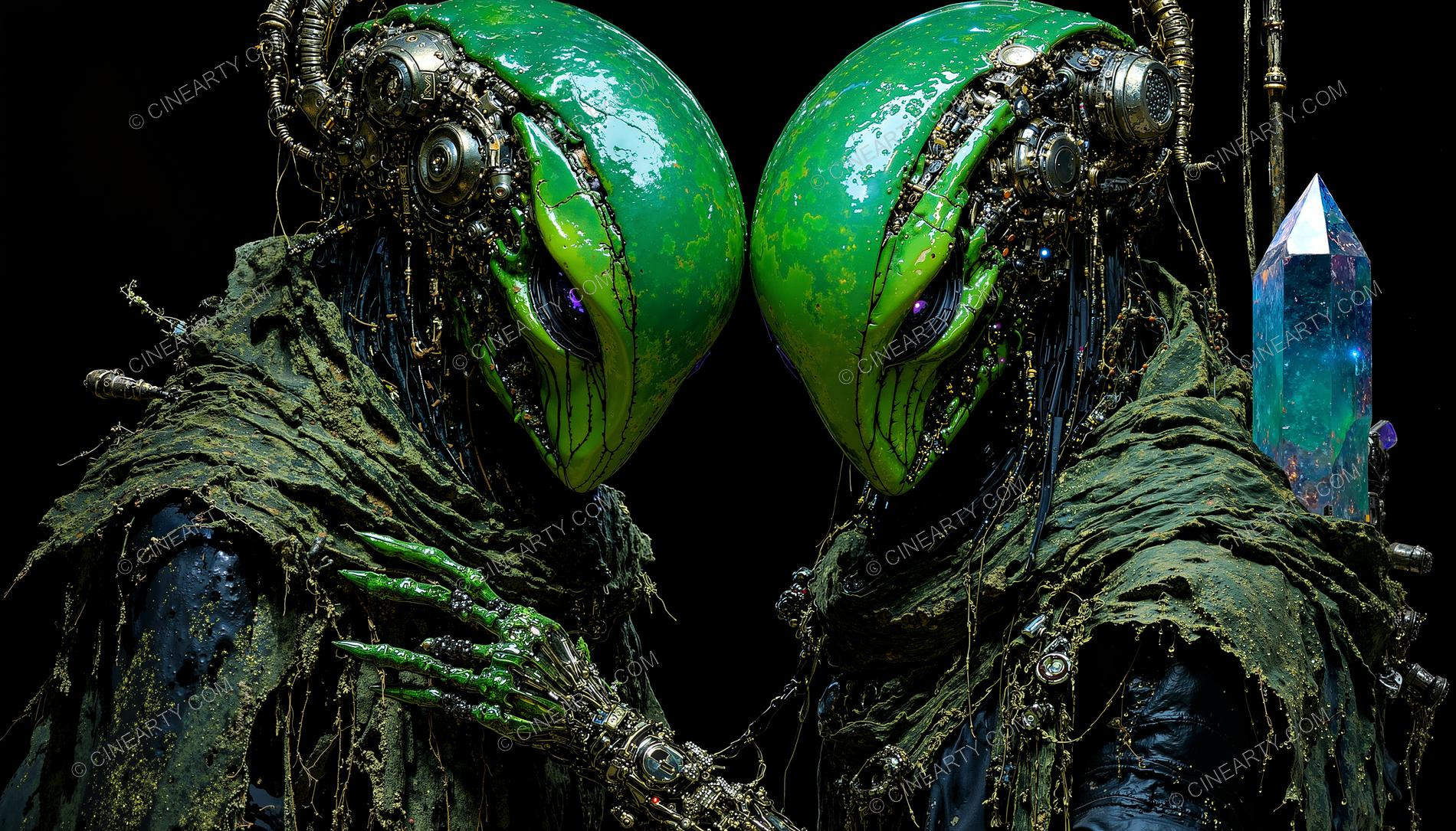 Alien Couple Portrait 18638