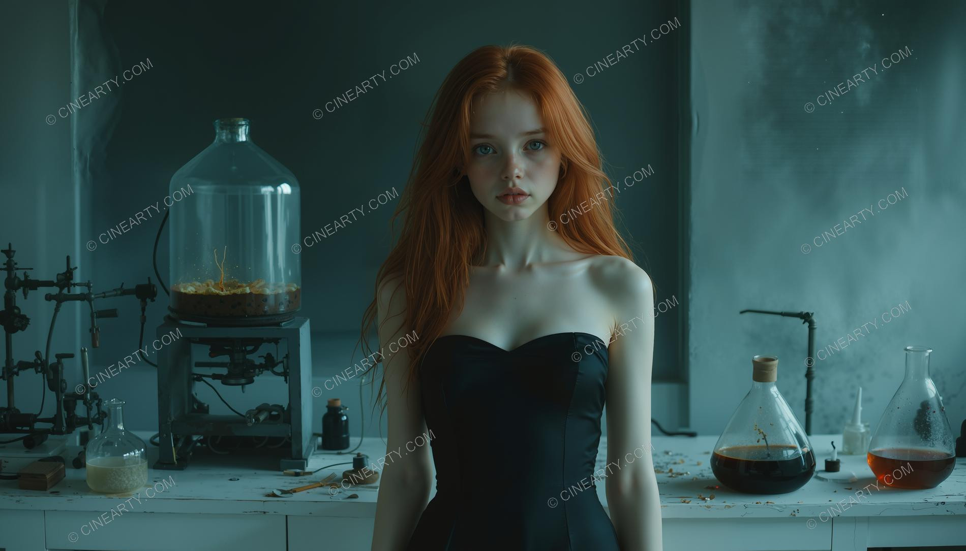 Portrait of a Beautiful Lone Scientist 84174