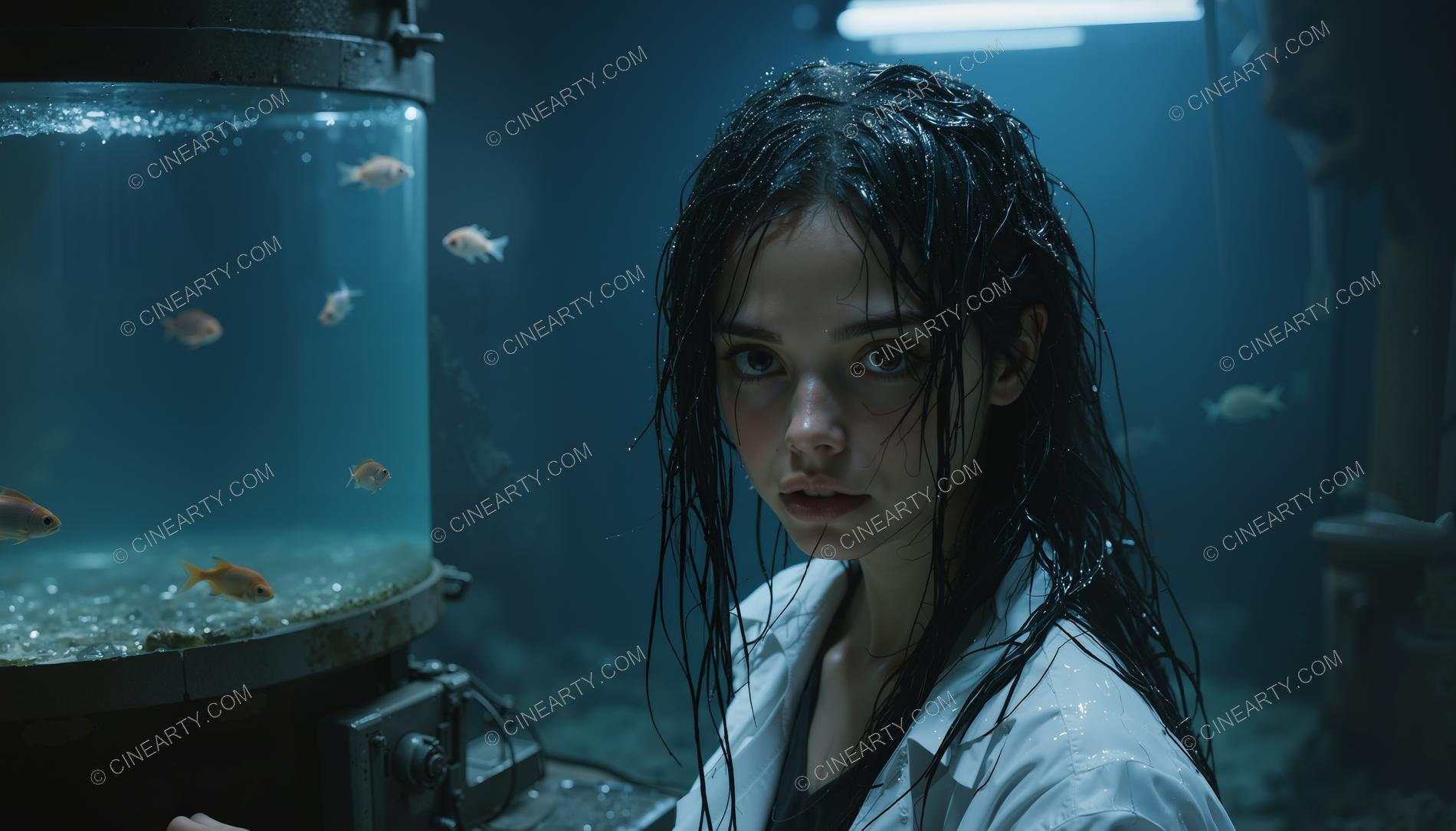 Portrait of a Beautiful Lone Scientist 89403