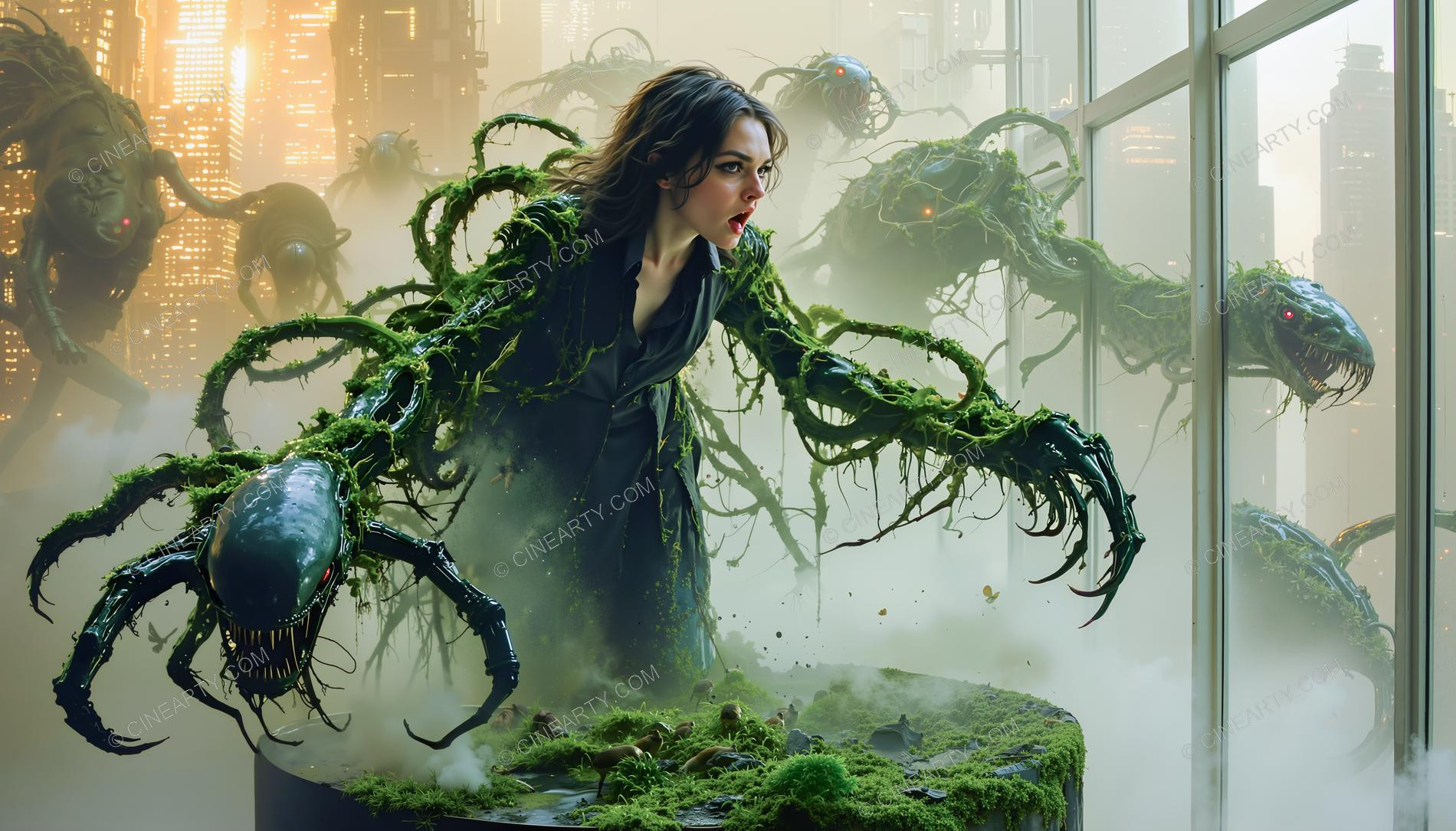 Girl-Plant Hybrid Transformation 02545