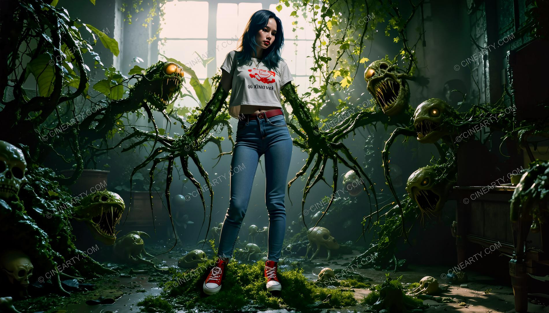 Girl-Plant Hybrid Transformation 16776