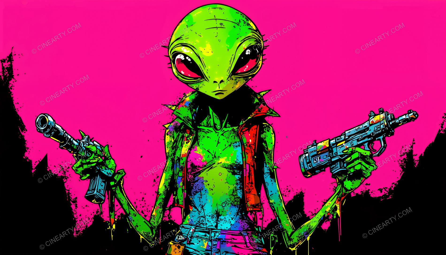 Alien Psychedelic Portrait 83571