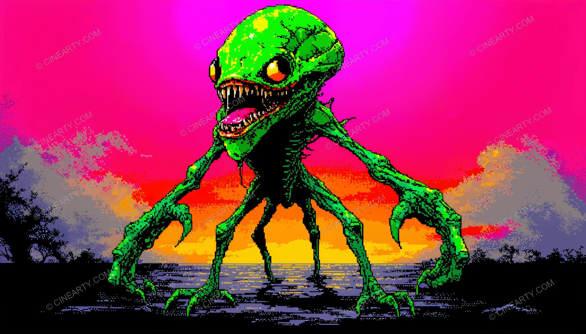 Alien Psychedelic Portrait 35548