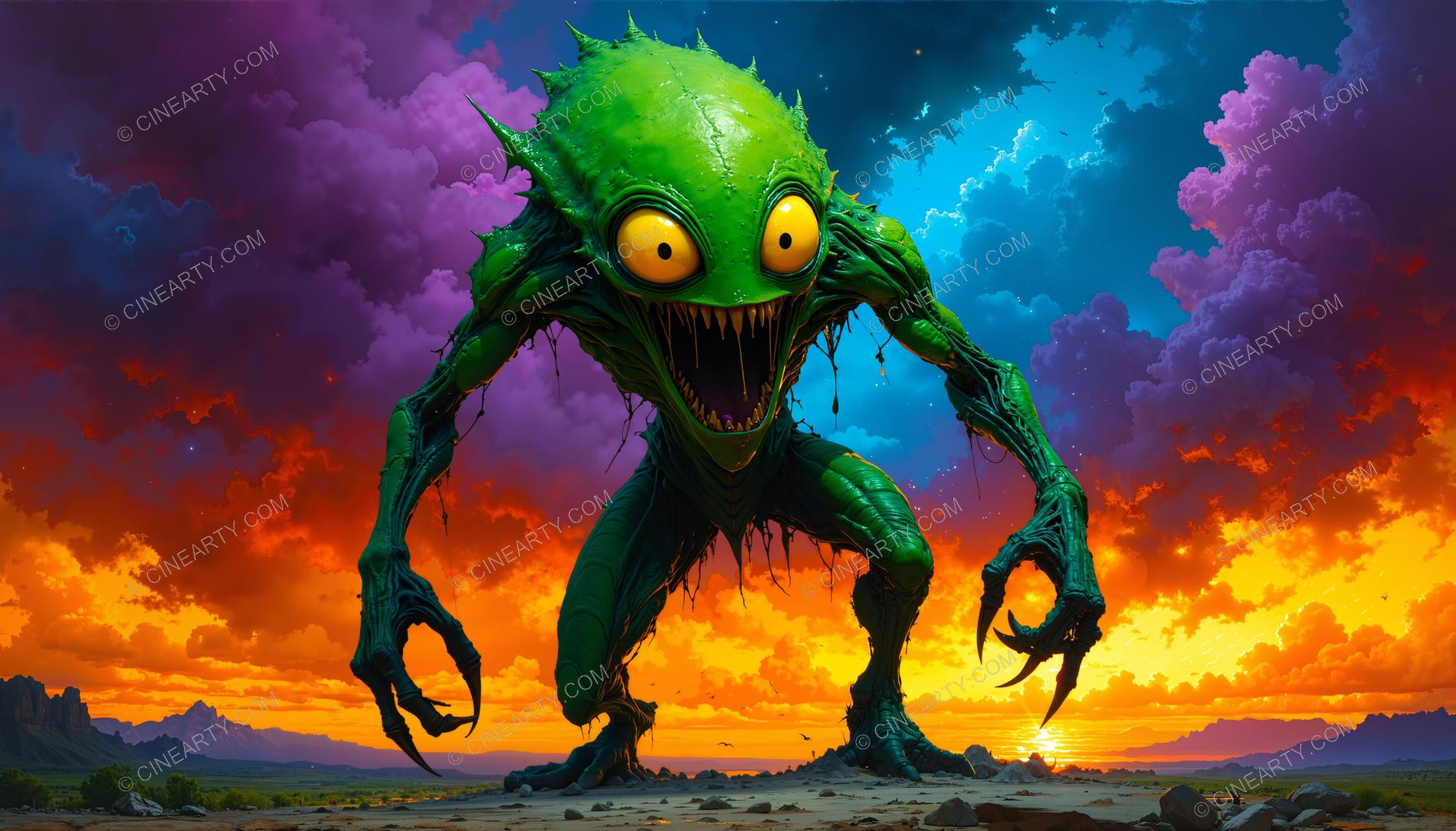 Small Alien on Another Planet 58599