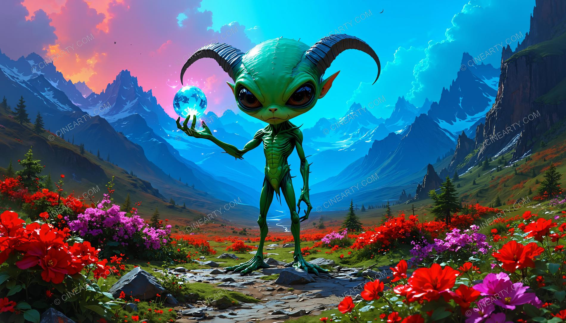 Small Alien on Another Planet 68534