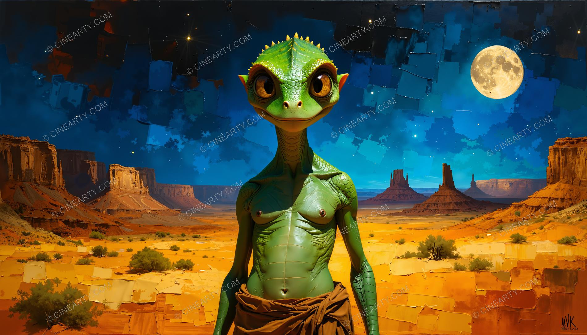 Small Alien on Another Planet 95264