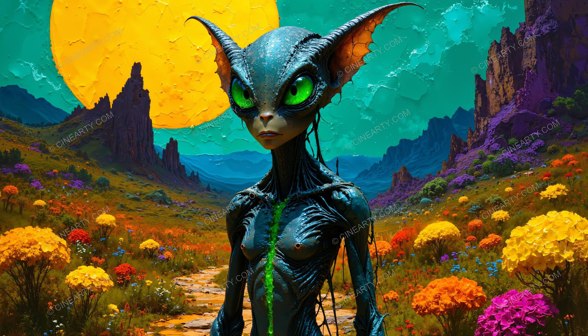 Small Alien on Another Planet 45229