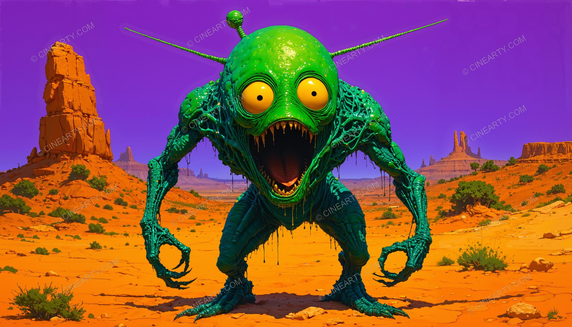 Small Alien on Another Planet 03587