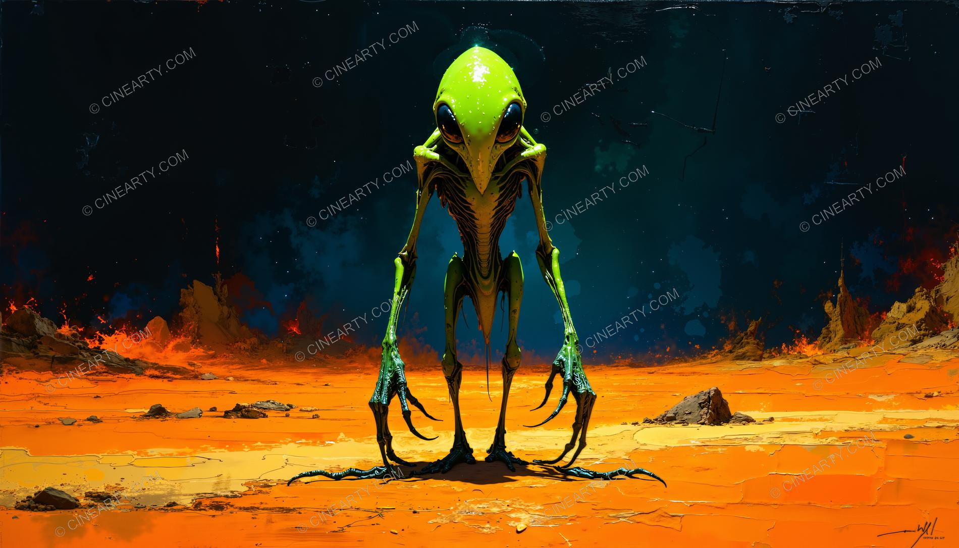 Small Alien on Another Planet 53094