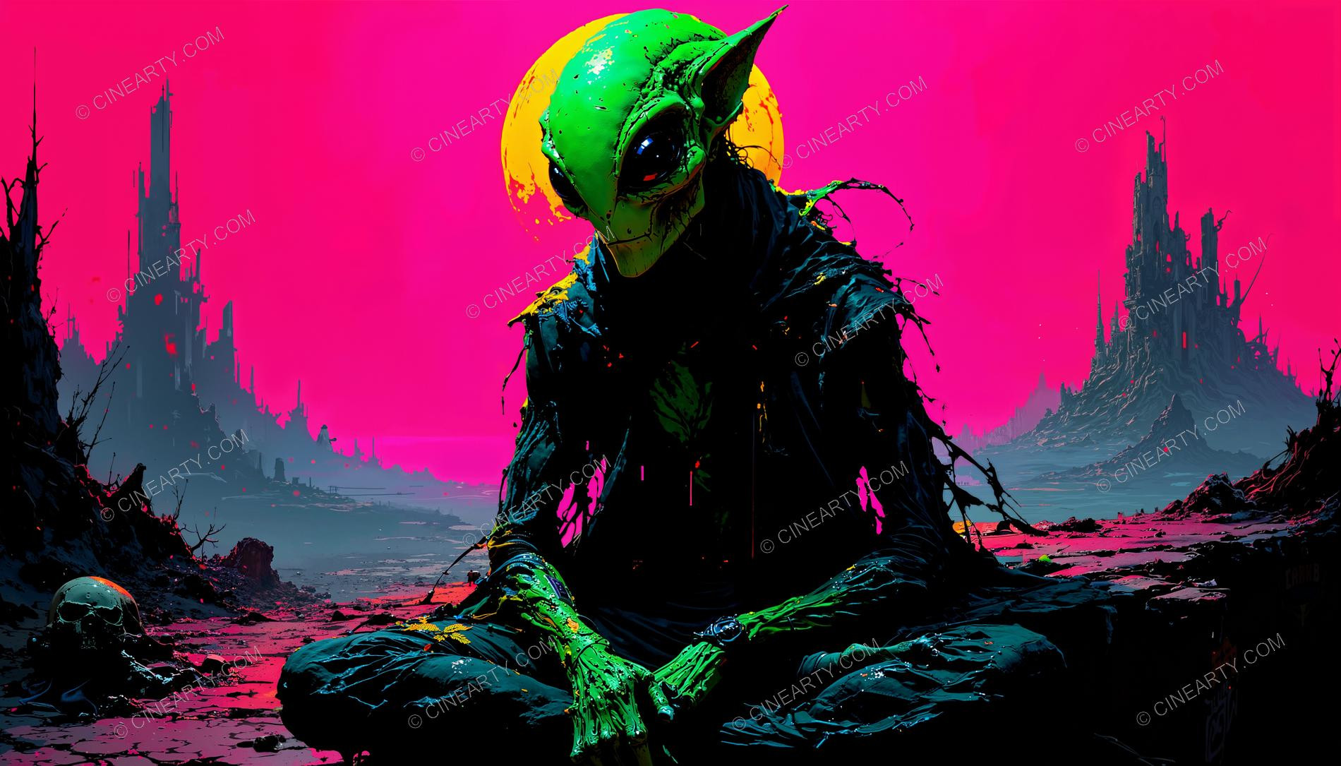 Small Alien on Another Planet 33083