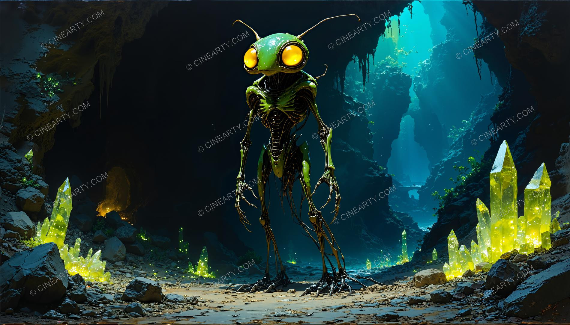 Small Alien on Another Planet 74993