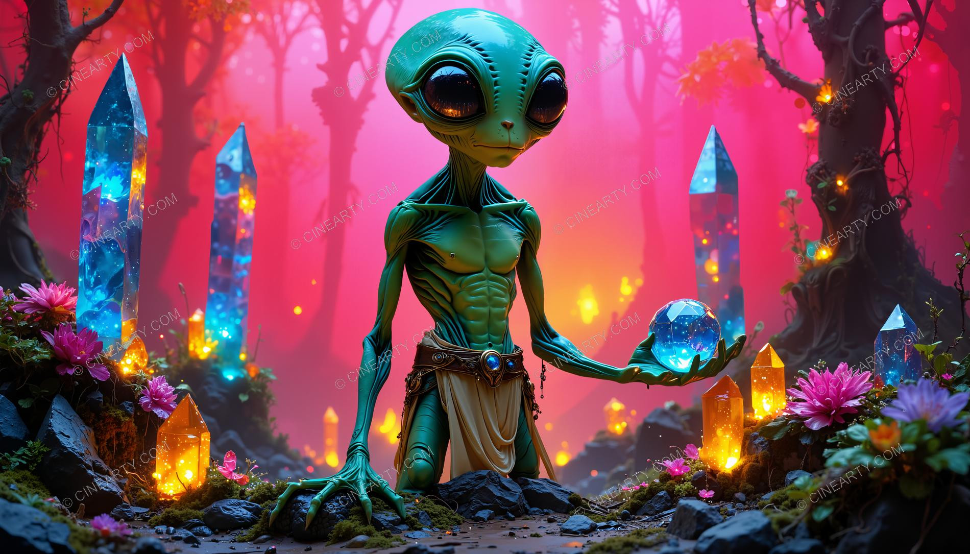 Small Alien on Another Planet 35826