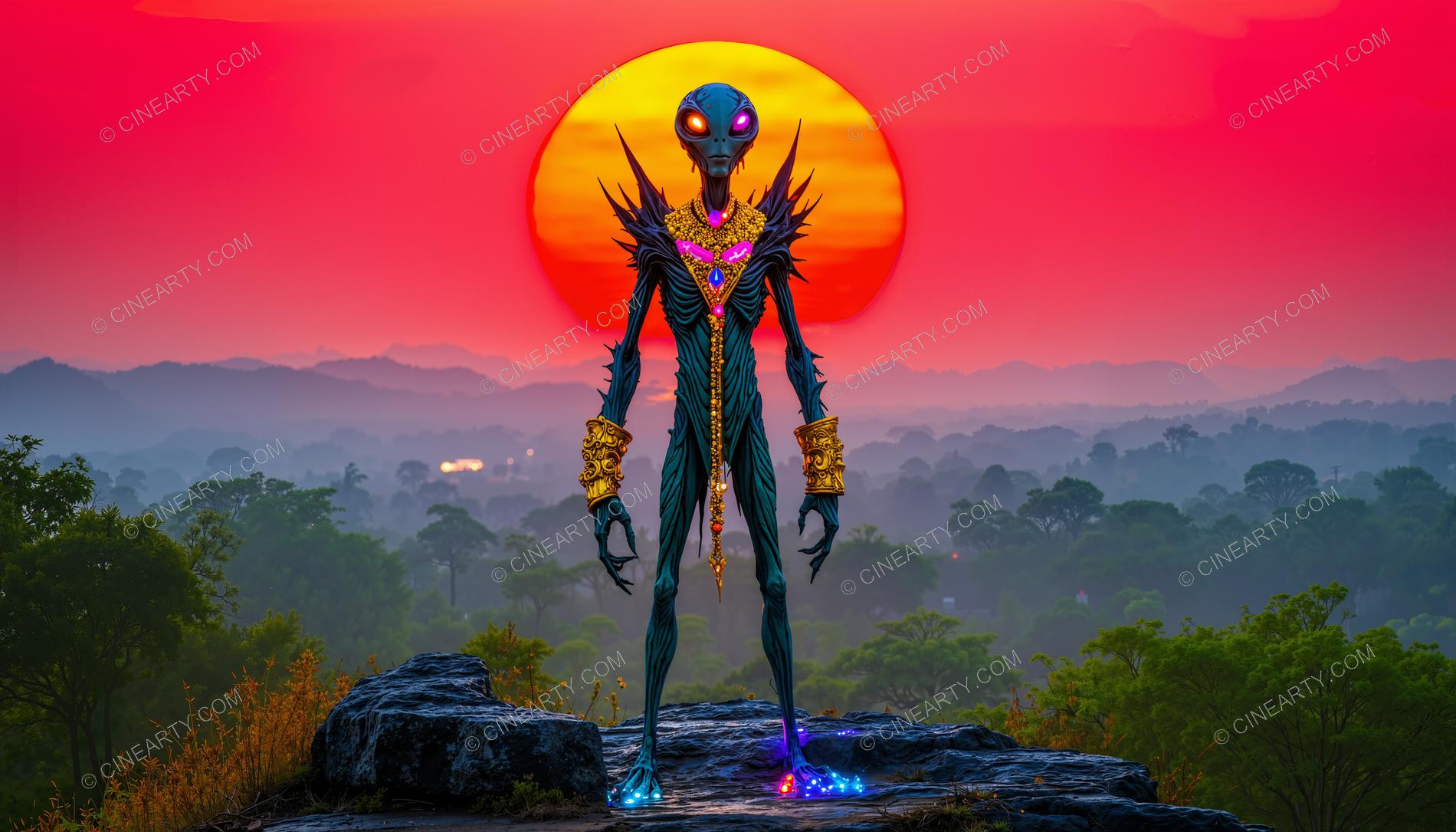 Small Alien on Another Planet 15878