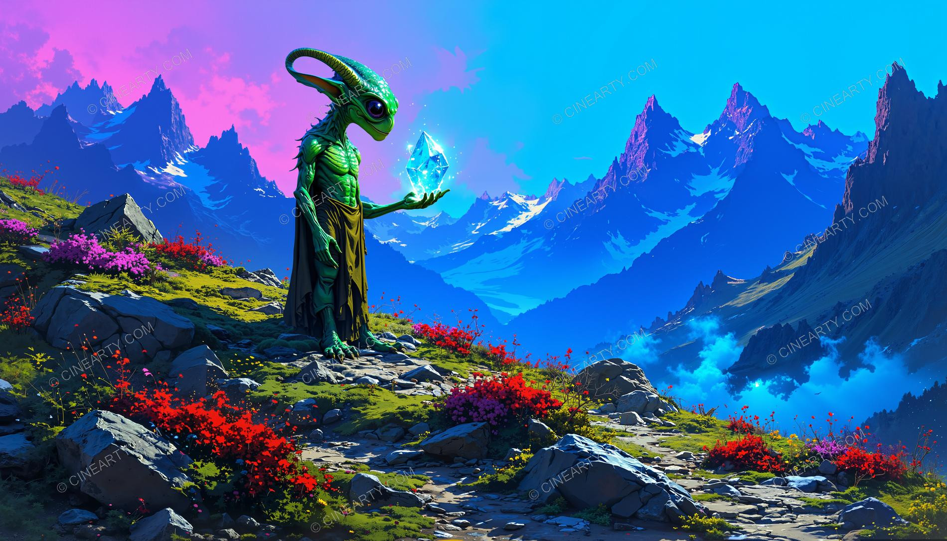 Small Alien on Another Planet 55088