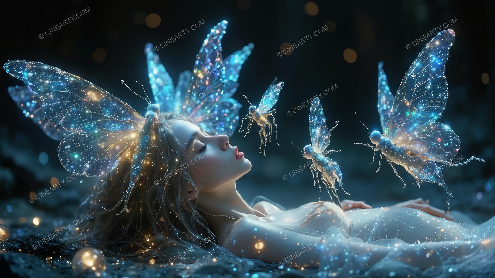 Girls with Butterflies 98447