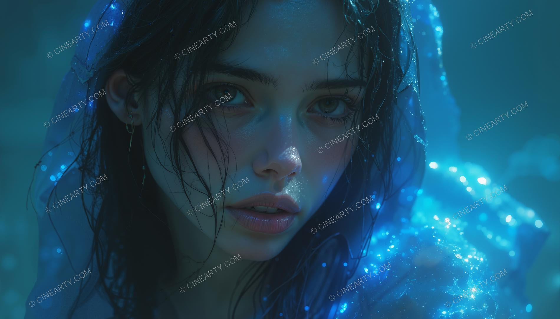 Close-up Portrait of Beatiful Girl 07954