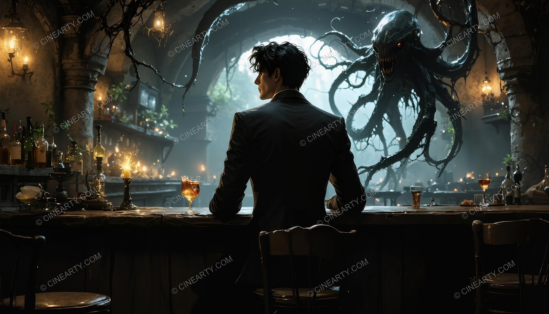 Octopus-Inspired Paintings 31427