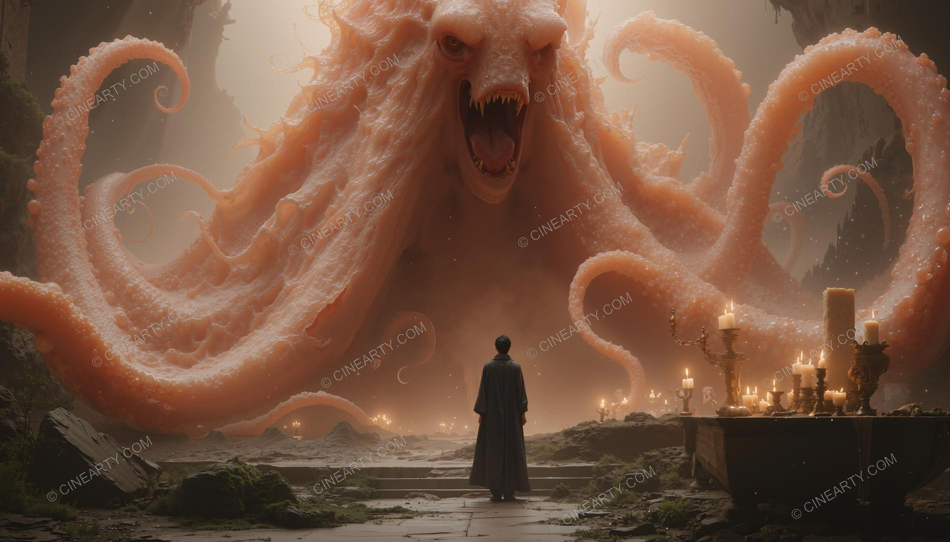 Octopus-Inspired Paintings 06280