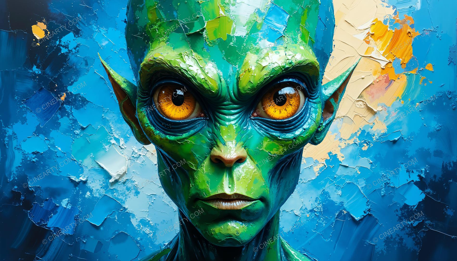 Beautiful Elf Close-up Portrait 99257