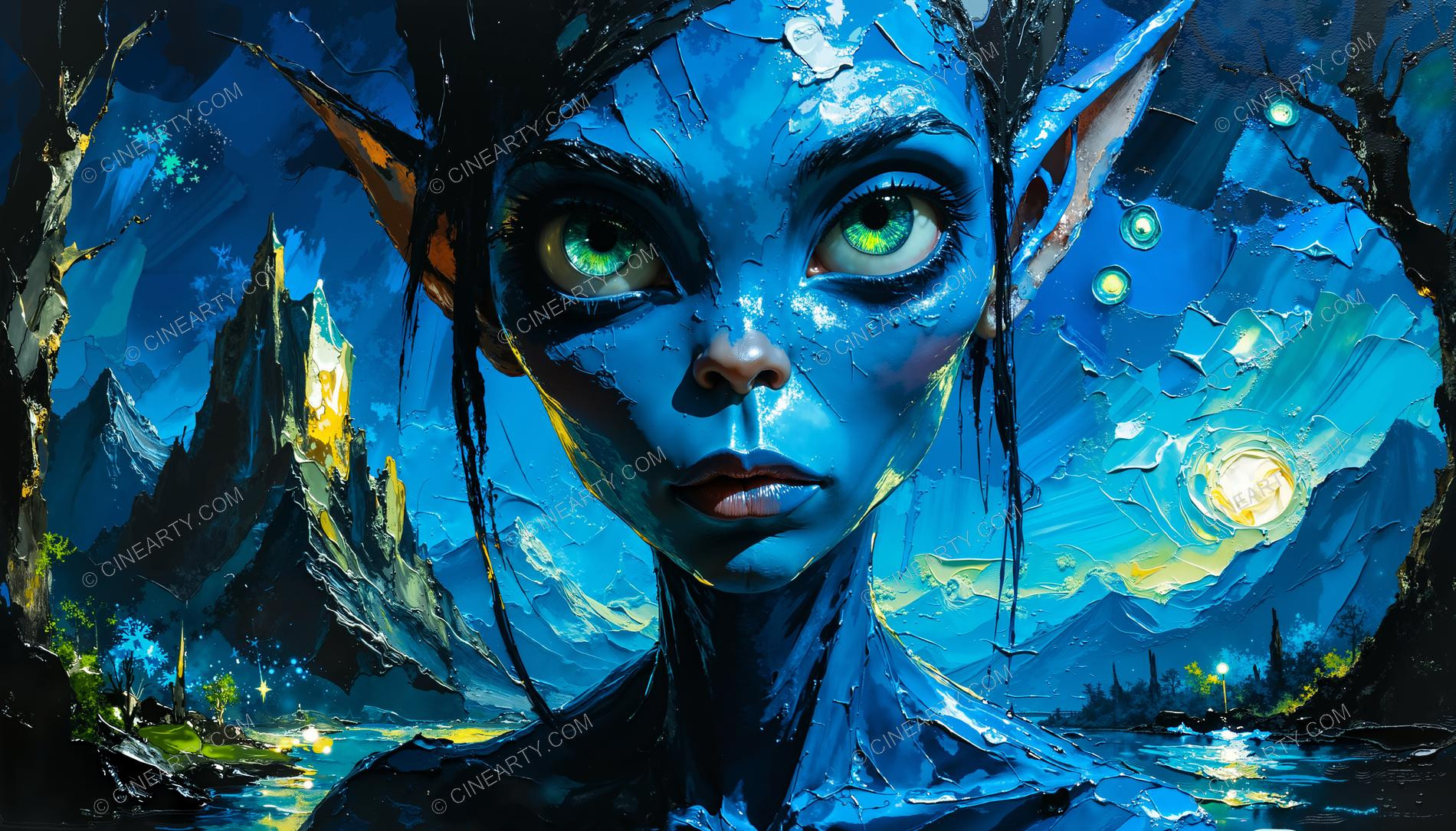 Beautiful Elf Close-up Portrait 63155