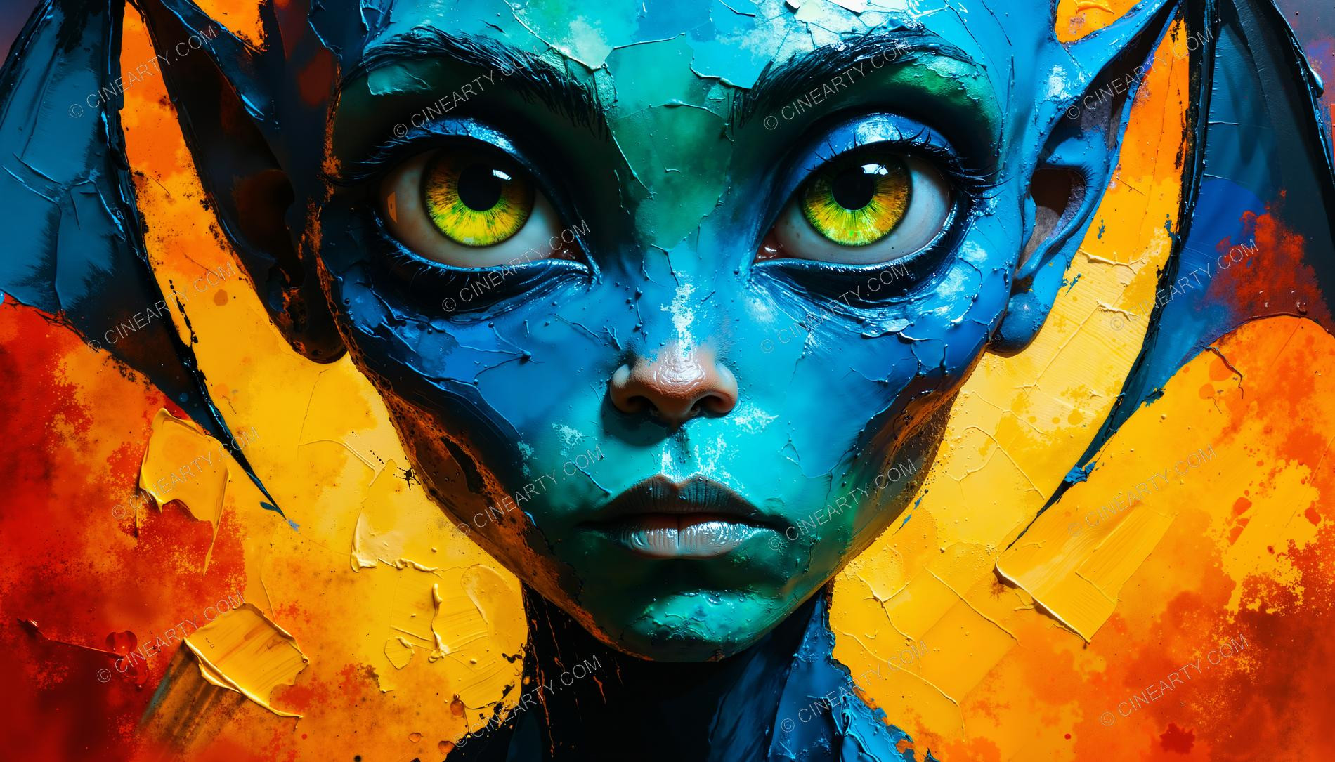 Beautiful Elf Close-up Portrait 28749