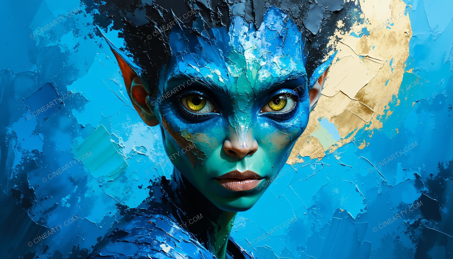 Beautiful Elf Close-up Portrait 30919