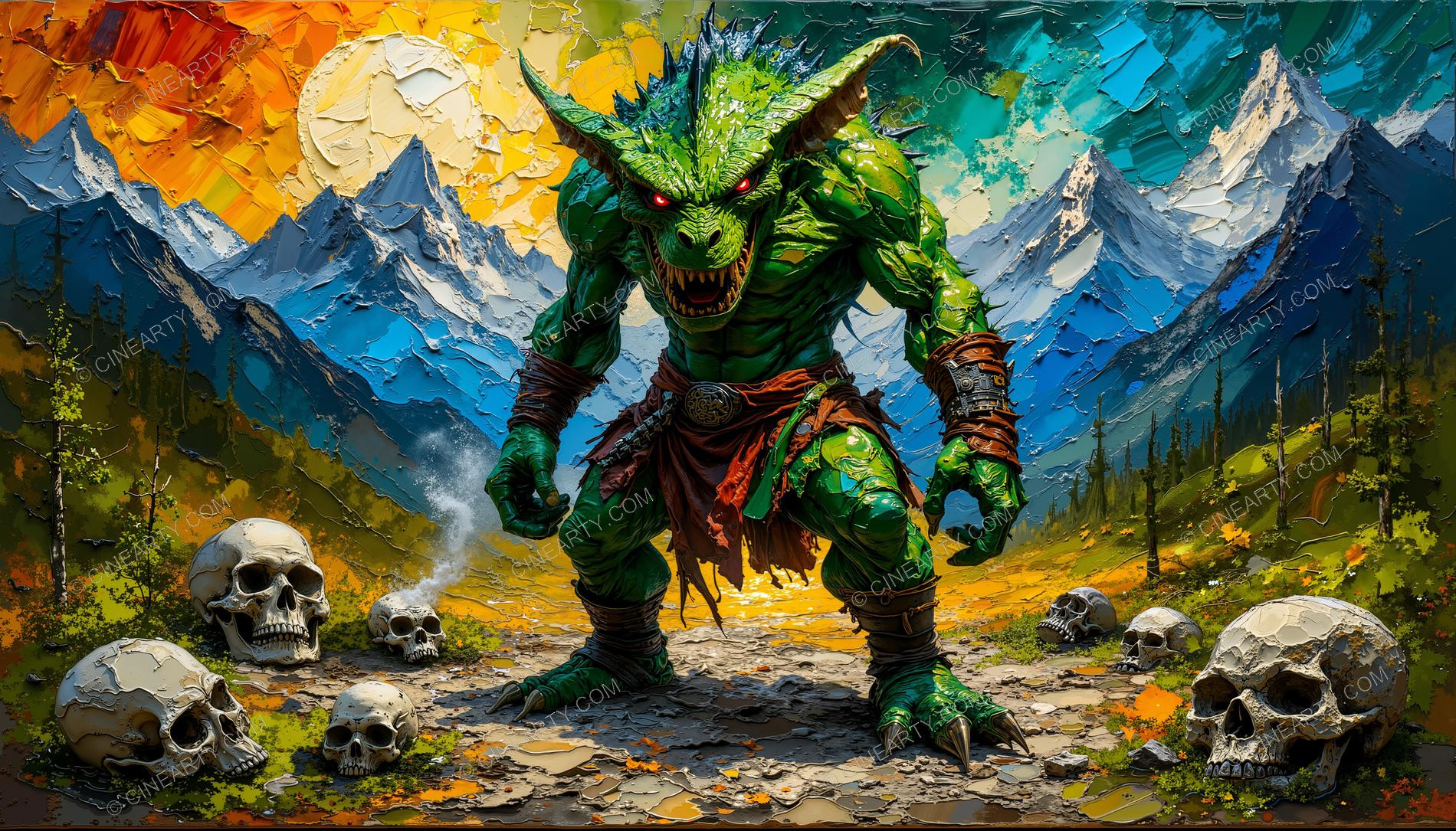 Monster Close-up Portrait 41518