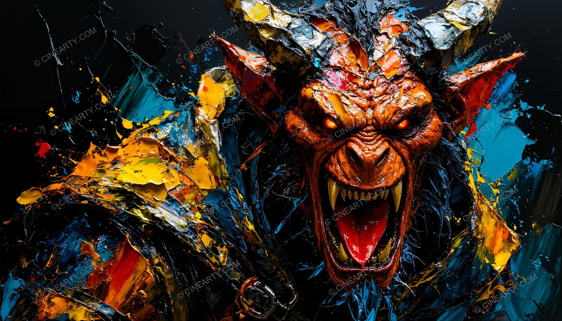 Monster Close-up Portrait 05145