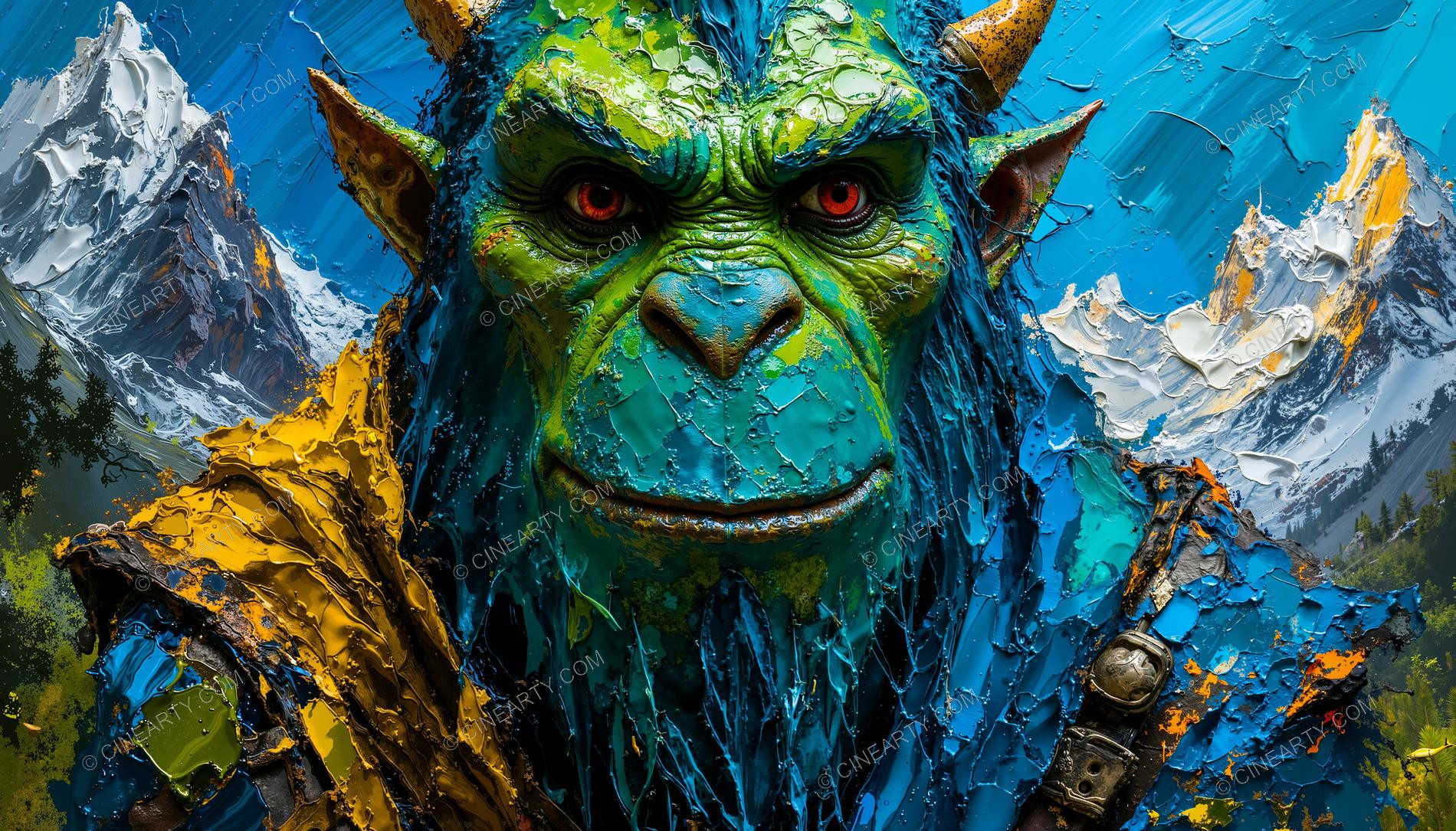 Monster Close-up Portrait 19043