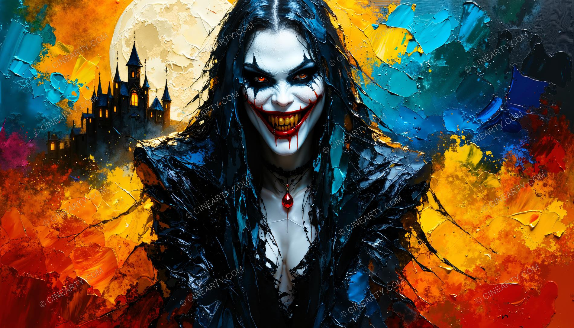 Vampire Woman Portrait 58411