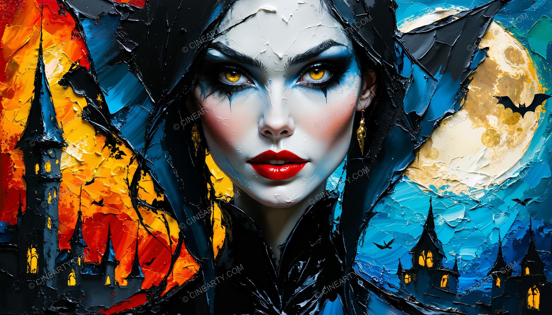 Vampire Woman Portrait 93975