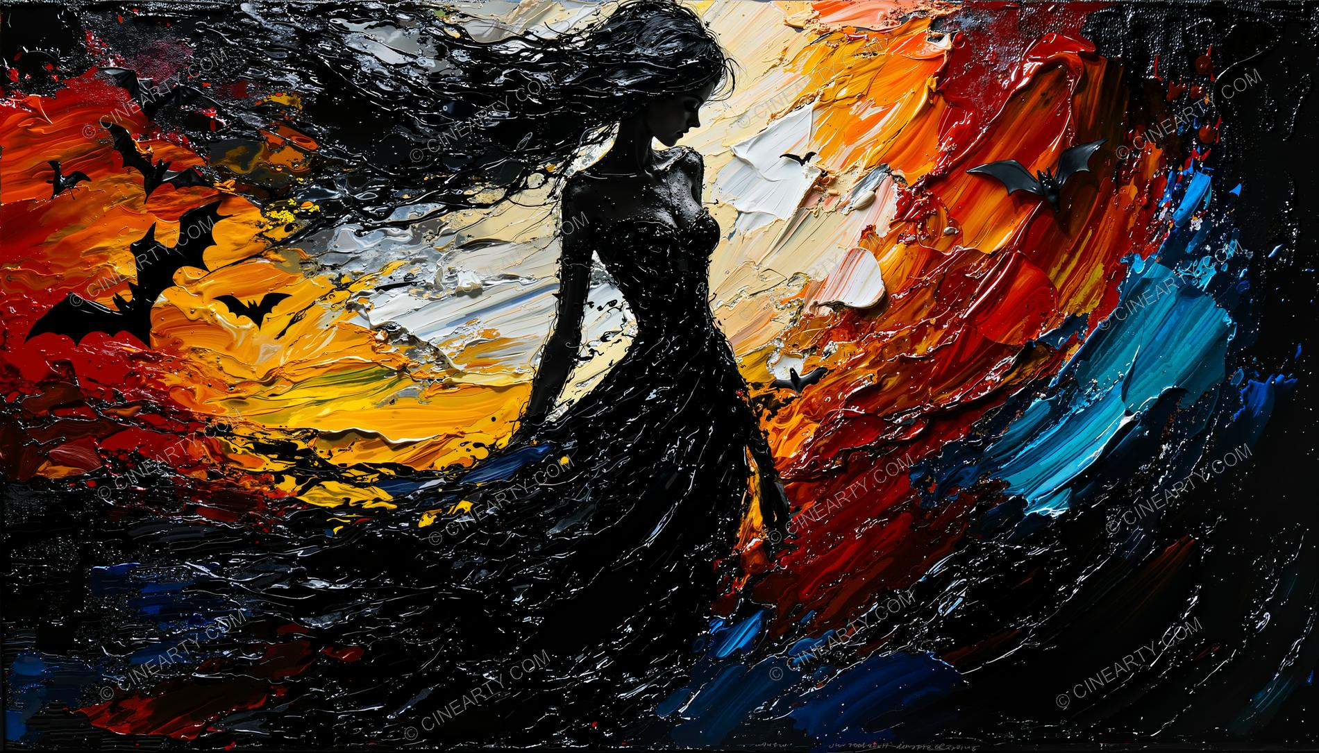 Vampire Woman Portrait 13442