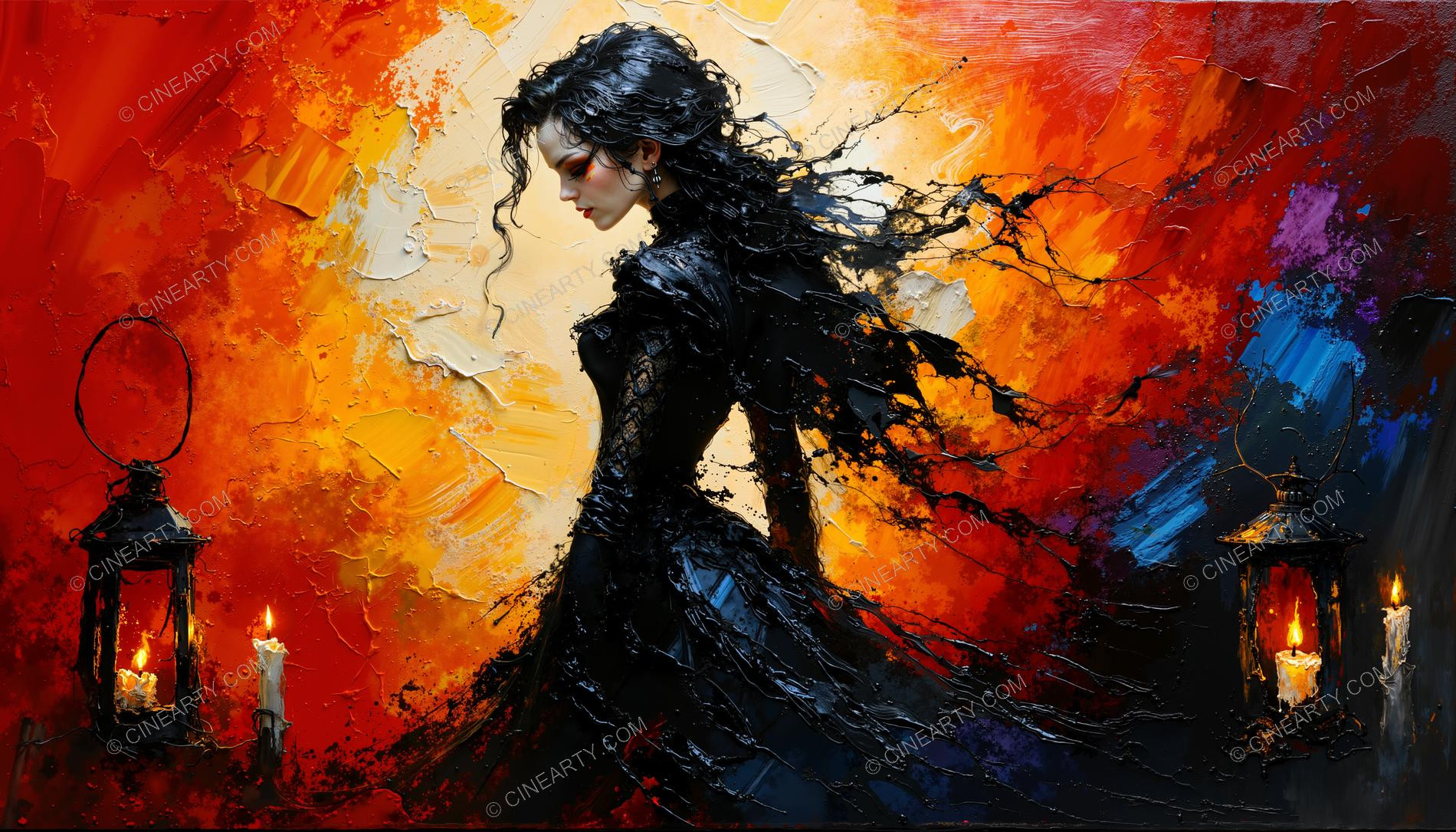 Vampire Woman Portrait 34801