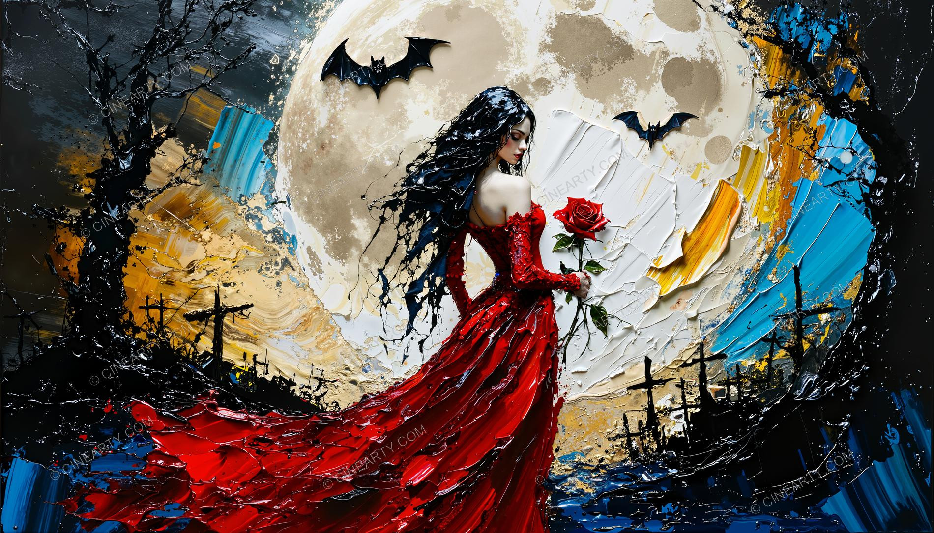 Vampire Woman Portrait 67863