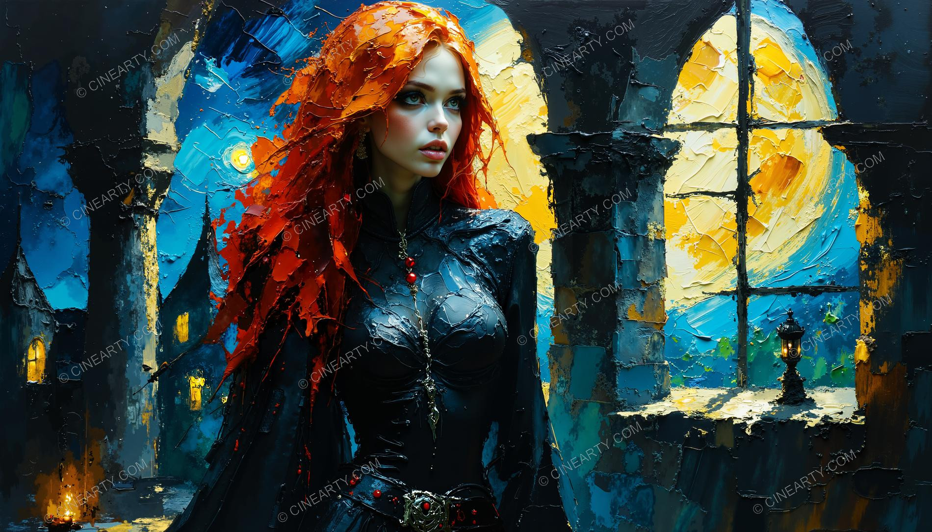 Vampire Woman Portrait 45774