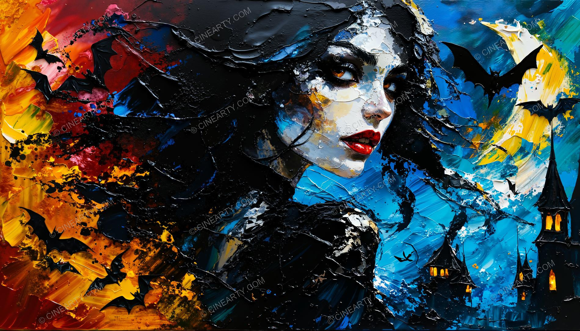 Vampire Woman Portrait 43740