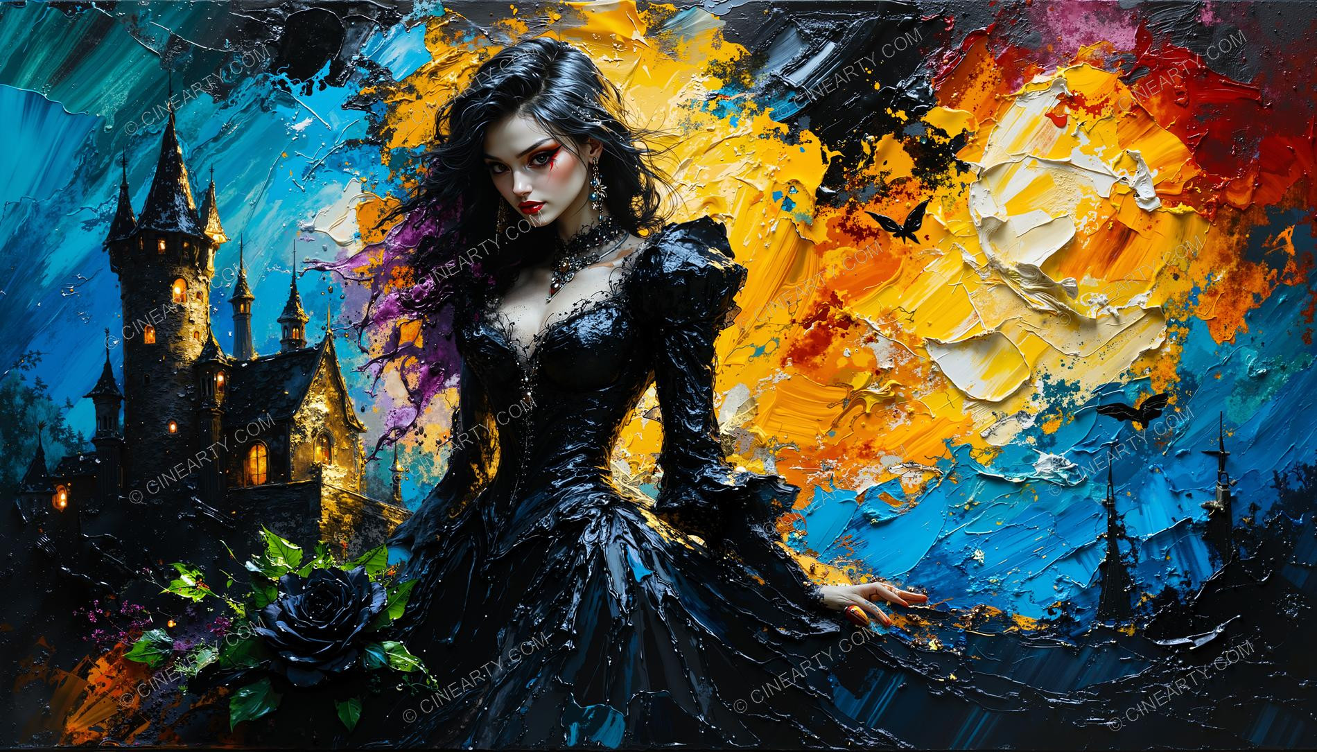 Vampire Woman Portrait 06120