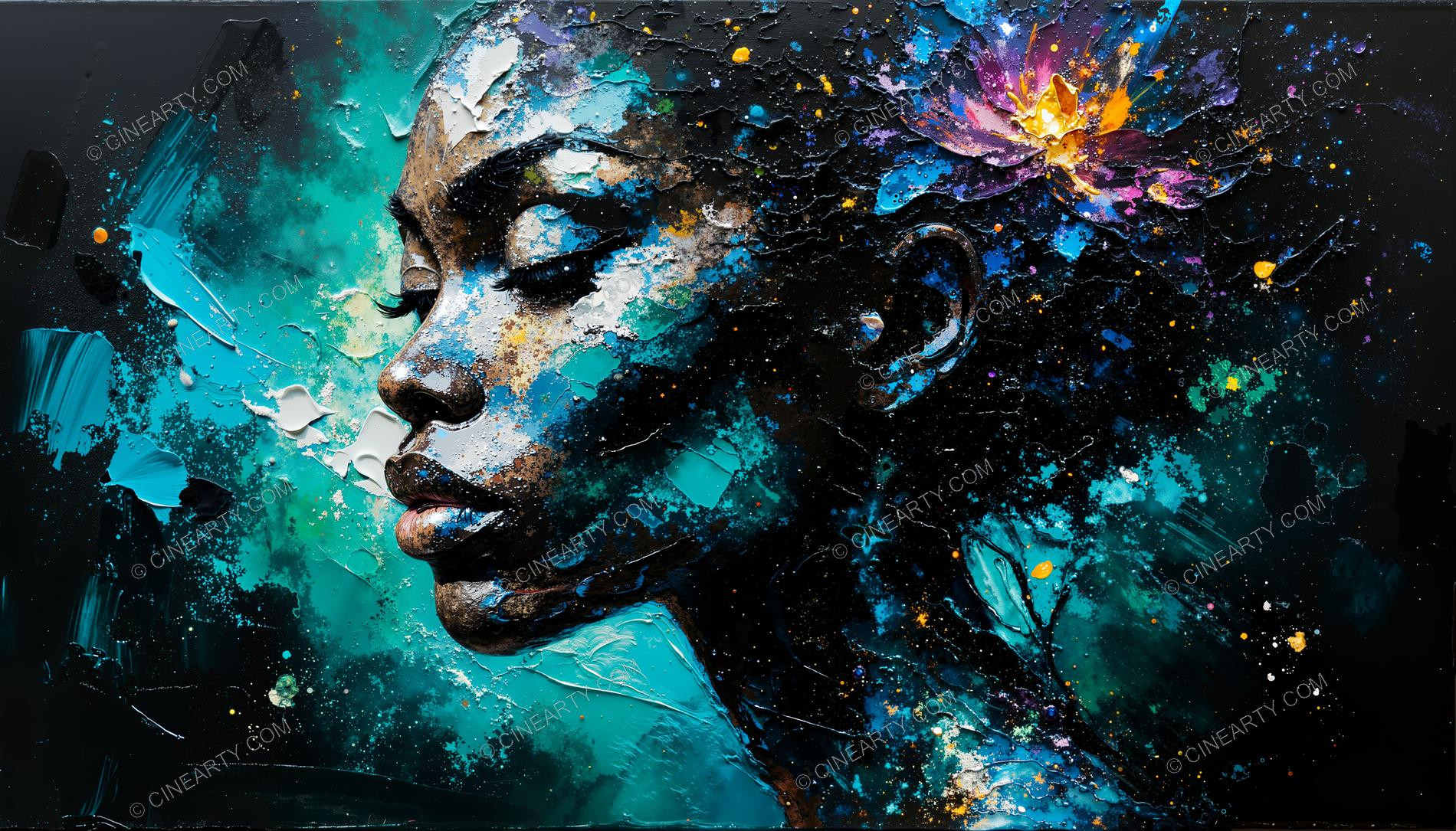 Beautiful Woman Close-up Portrait 68820